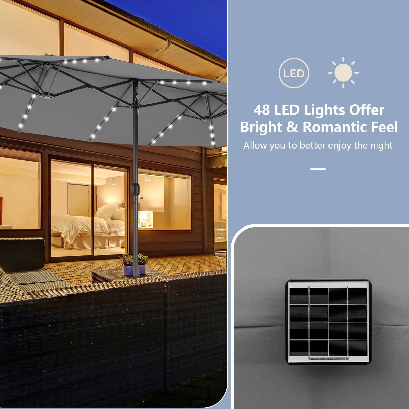 LED 48 LED Lights Offer Bright & Romantic Feel Allow you to better enjoy the night.