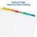 Colored Tabs
Ideal for Color Coding
PROFIT
SHARE
TRENDS
SALES
COSTS
PROMO
SHIP
RESULTS