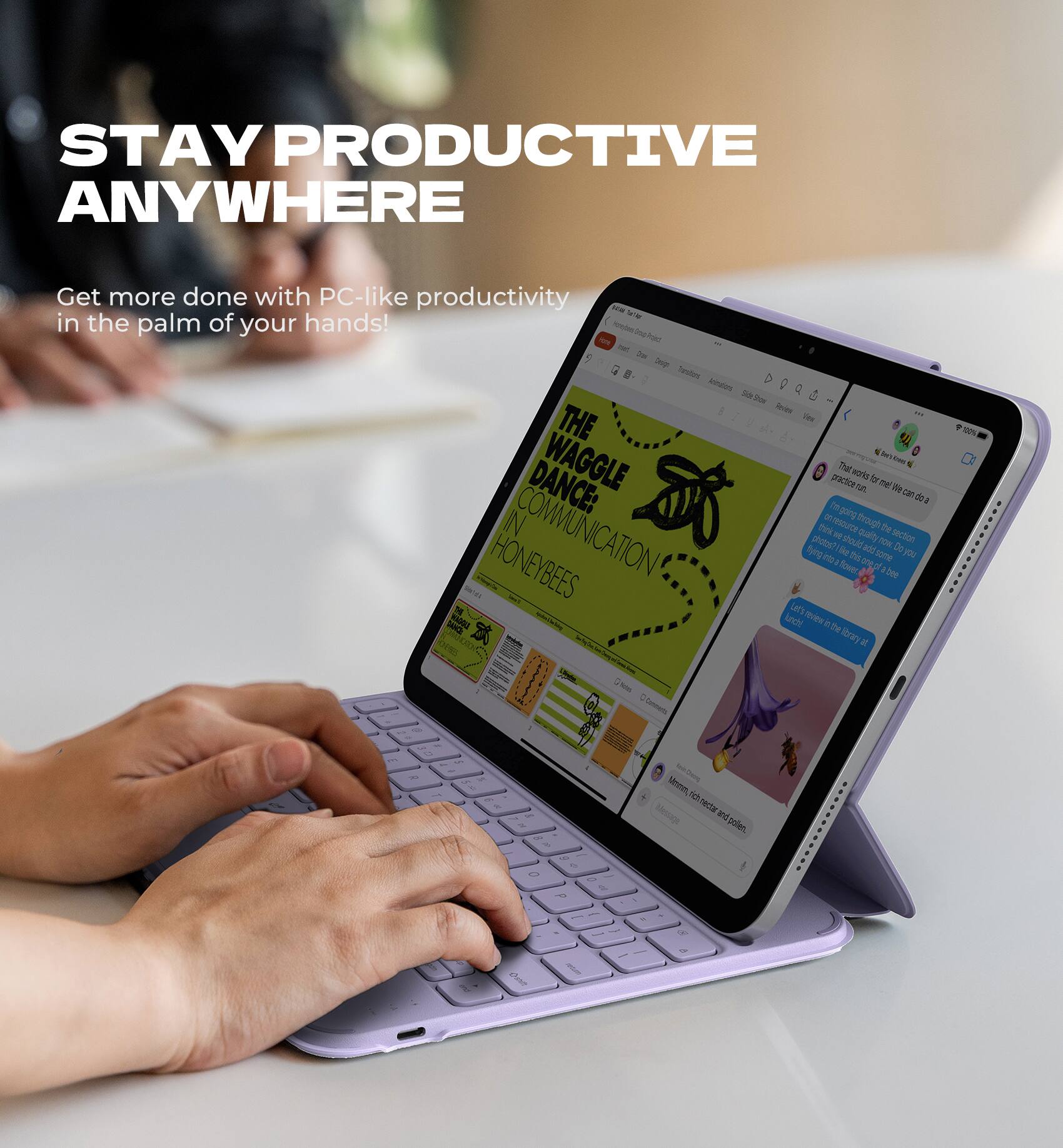 STAY PRODUCTIVE ANYWHERE

Get more done with PC-like productivity in the palm of your hands!

THE WAGGLE DANCE: COMMUNICATION IN HONEYBEES