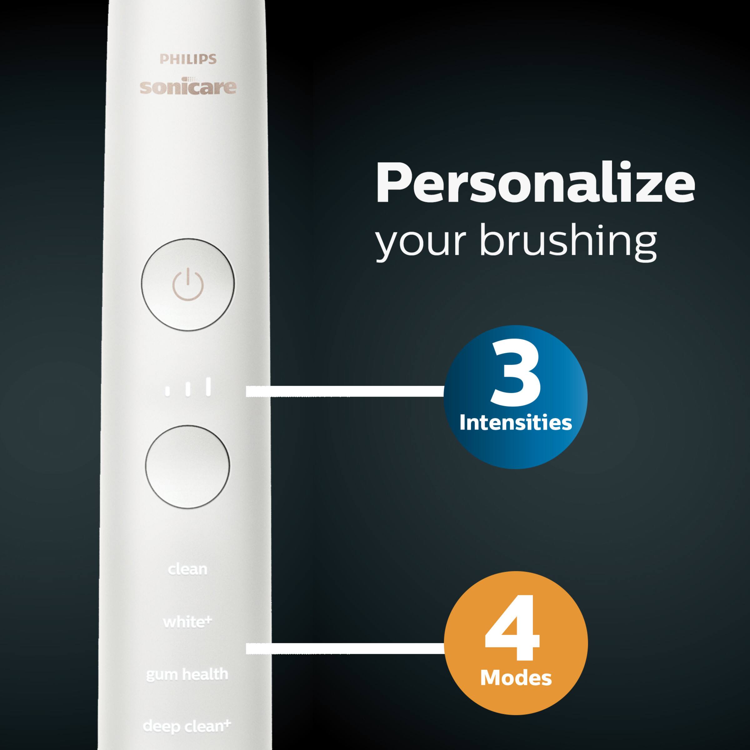 Alt View 20. Philips Sonicare - Philips Sonicare DiamondClean Smart Electric, Rechargeable Toothbrush for Complete Oral Care – 9300 Series - White.