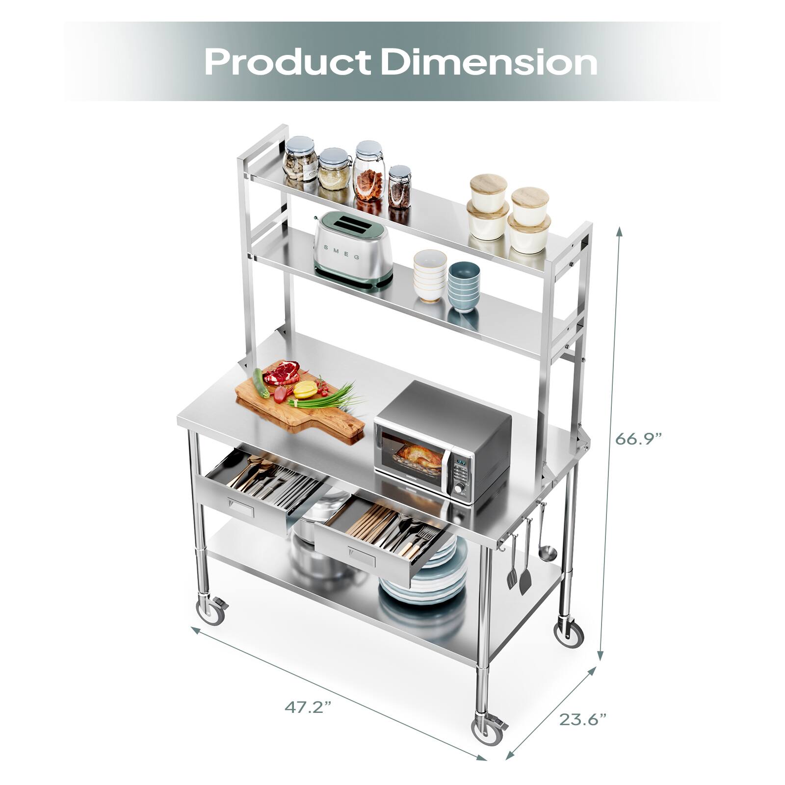 Product Dimension  
SMEO M  
66.9" x 47.2" x 23.6"