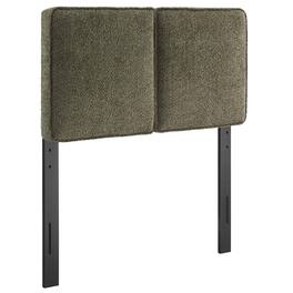 Lindee Boucle Fabric Twin Headboard by Modway - Green
