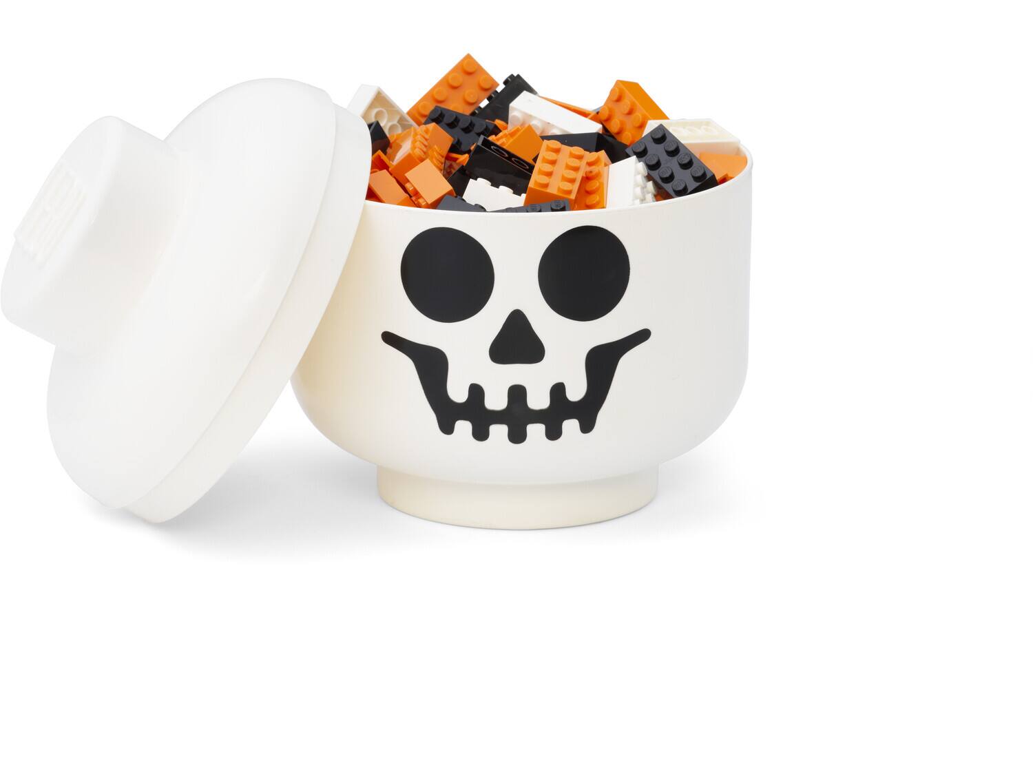 Front. Room Copenhagen - LEGO Small Stackable Storage Head, Skeleton - Collectibles - Multicolor.