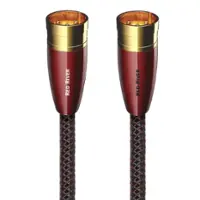 AudioQuest - Red River XLR > XLR 9.8' Analog  Audio Interconnect Cable - Red on Black - Front_Zoom