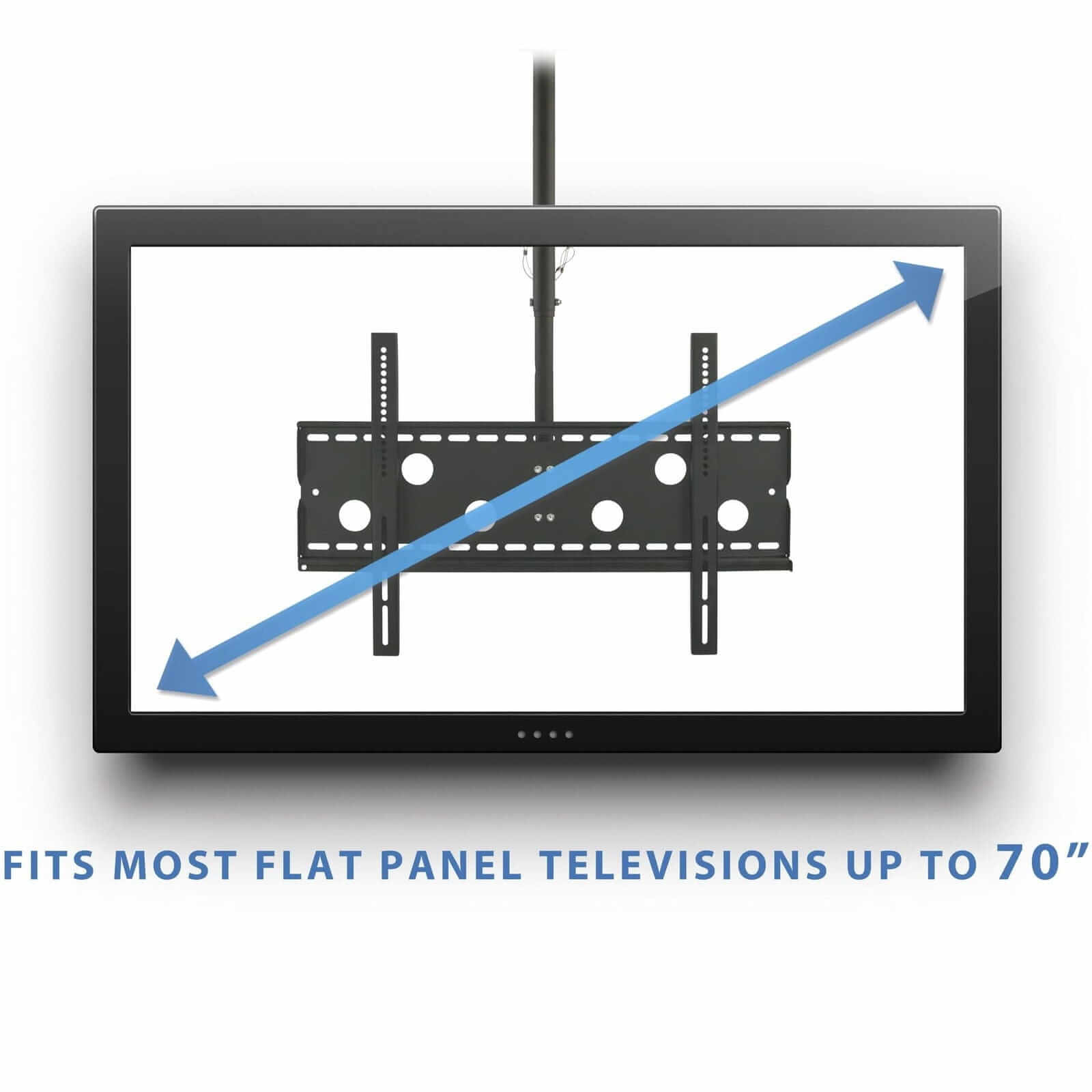 FITS MOST FLAT PANEL TELEVISIONS UP TO 70"