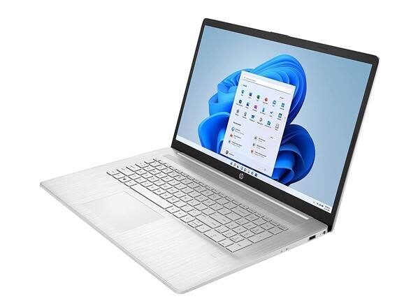 Angle. HP - HP 17-cp2333ds Notebook (TOUCHSCREEN), Windows 11 Home 64-Bit.