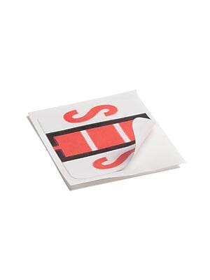 Alt View 4. Smead - BCCR Color Coded Alphabetic Labels, S, Pink, 500/Roll - Pink.