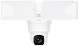 eufy - E30 Outdoor Wired 2K PTZ Security Camera with Floodlights - White - Front_Zoom