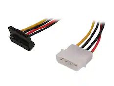 Front. StarTech.com - StarTech.com SATAPOWADAPR 6 in. 4 Pin Molex to Right Angle SATA Power Cable Adapter.