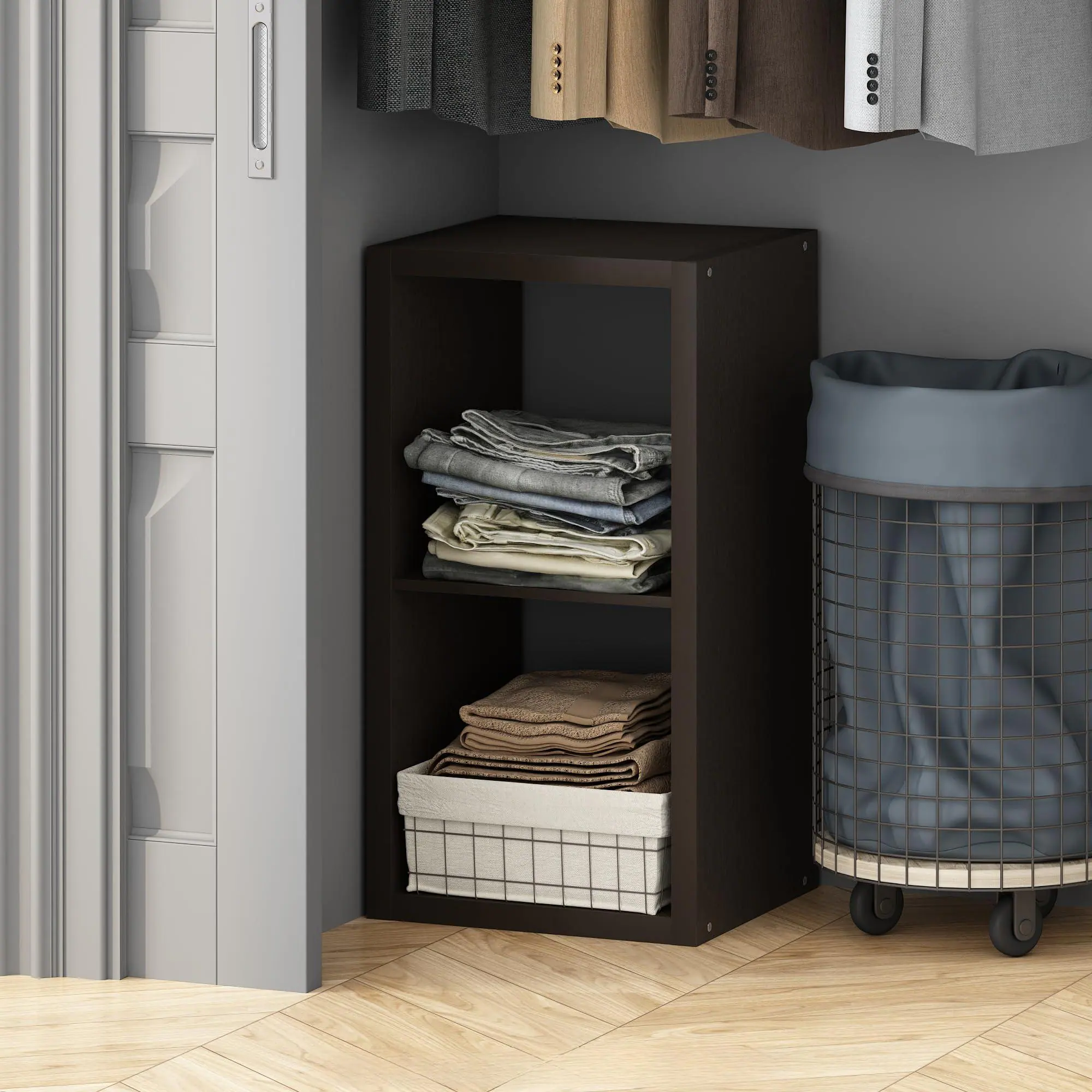 Black Dark Oak 2-Cube