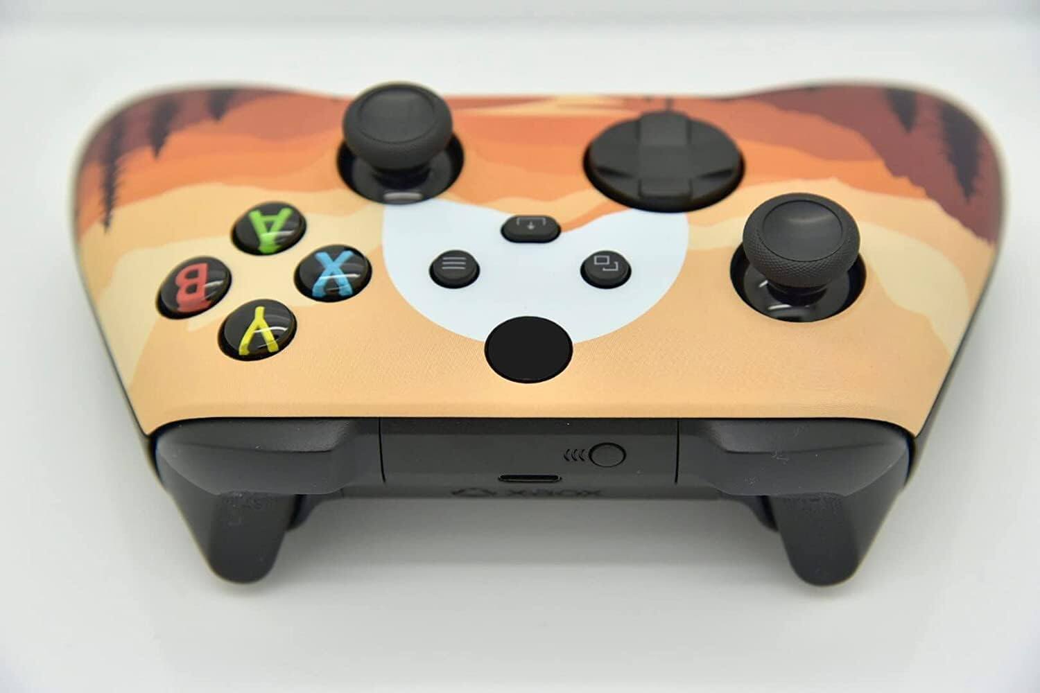 Left. ProControllers - Custom Wireless Controller for Xbox Series X|S, Xbox One, & PC - Mountain Sunset.