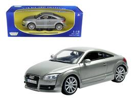 2007 Audi TT Coupe Grey 1/18 Diecast Car Model by Motormax - Gray