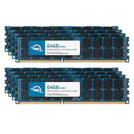 OWC - 512GB (8x64GB) LRDIMM Memory RAM For Cisco UCS B260 M4 E7 v2 & v3 UCS B460 M4 E7 v2 & v3 UCS B420 M3 UCS C22 M3 - Black Chips