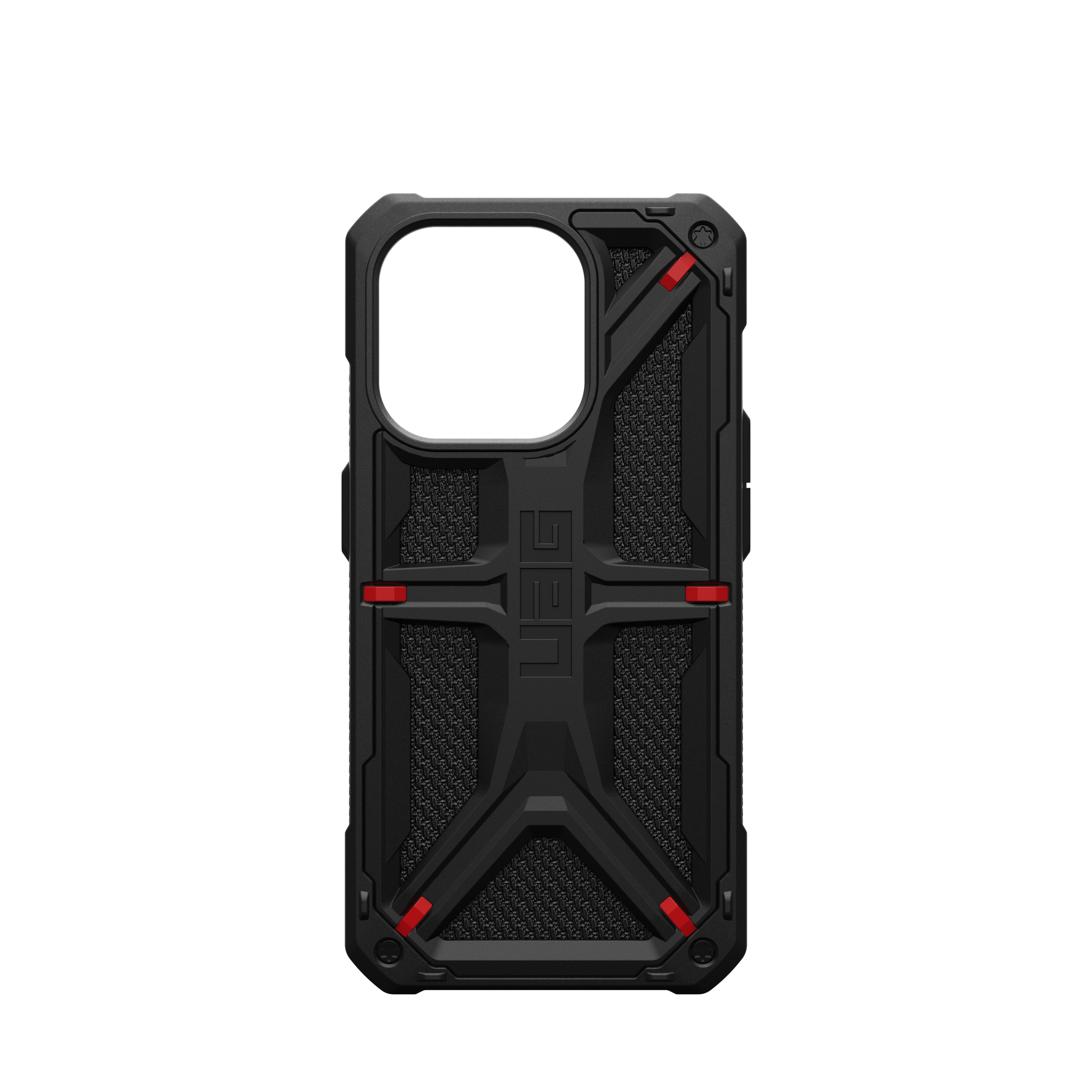 Alt View 5. UAG - Monarch Pro Series Case with Magsafe for Apple iPhone 15 Pro - Kevlar Black.