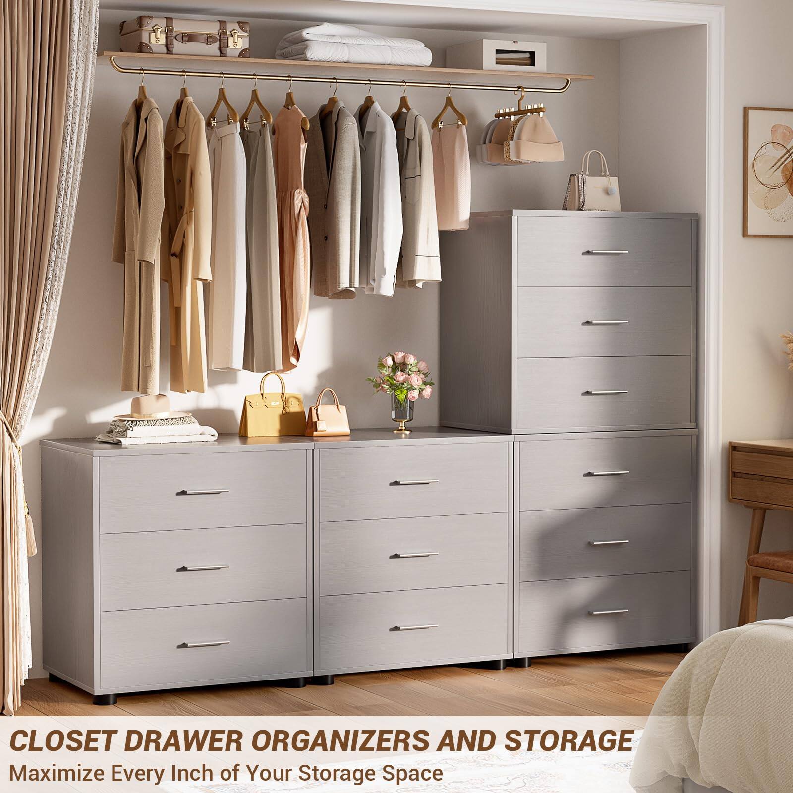 CLOSET DRAWER ORGANIZERS AND STORAGE  
Maximize Every Inch of Your Storage Space