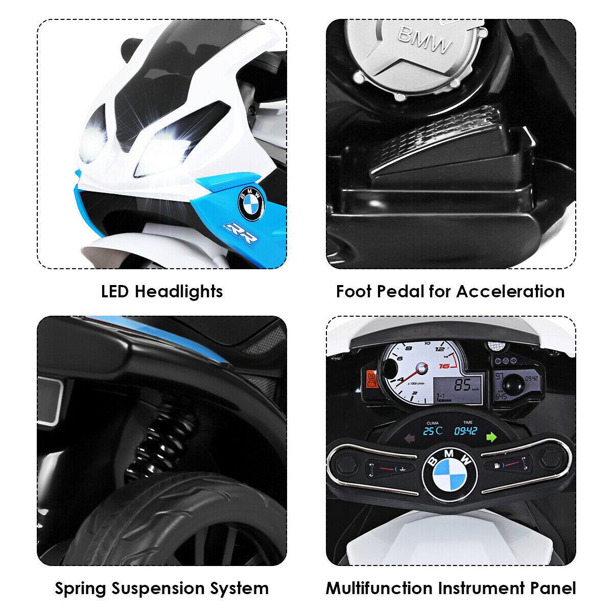 - LED Headlights
- Foot Pedal for Acceleration
- Spring Suspension System
- Multifunction Instrument Panel