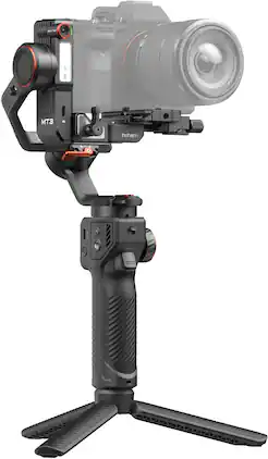 Hohem - iSteady MT3 Gimbal Stabilizer w/ AI Tracking & Orientation Switch & Universal Compatibility with Cameras up to 3lbs - Black