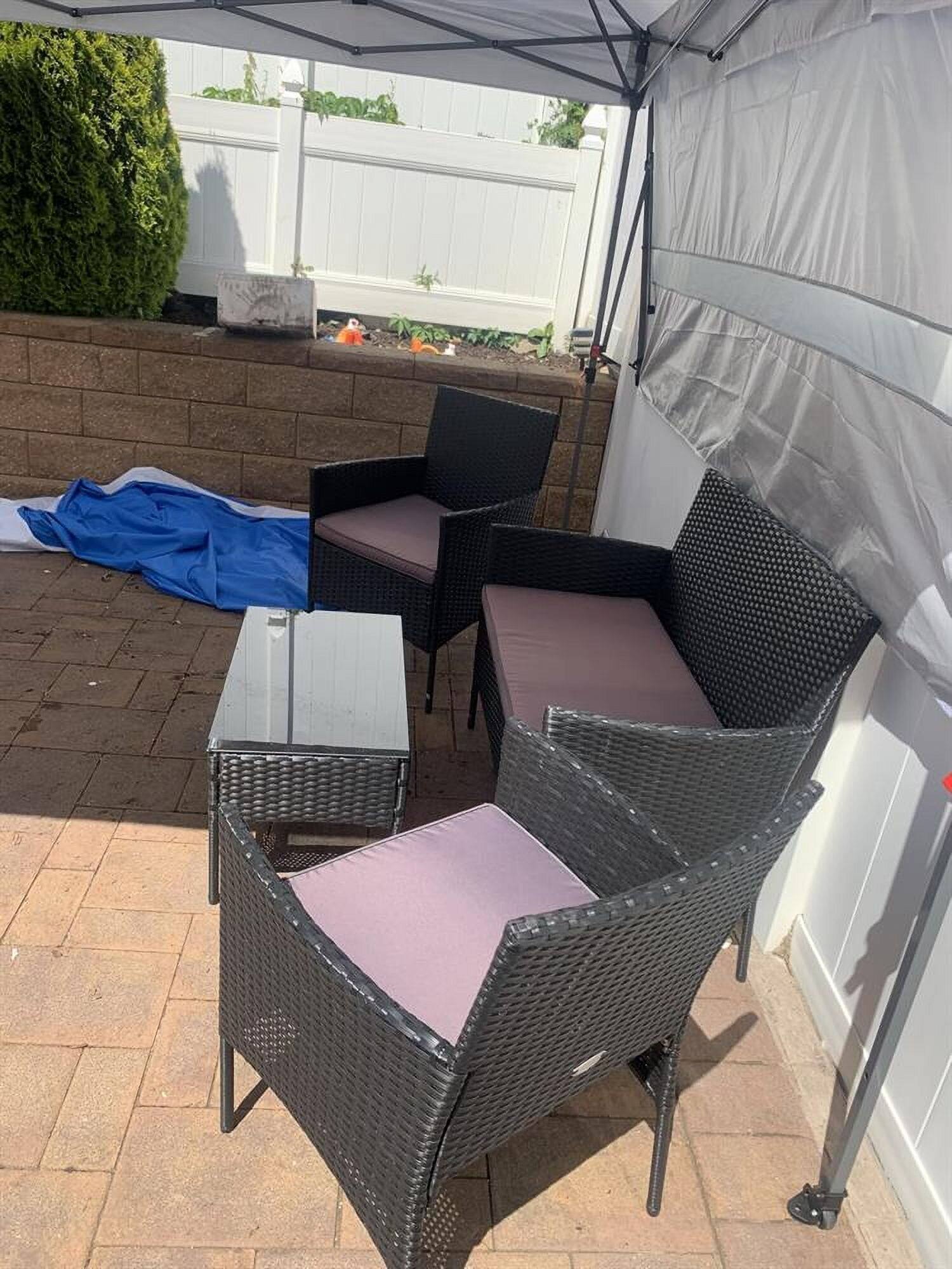 Alt View 2. Kadyn - Patio Furniture Sets,Outdoor & Patio Furniture Sets, Suitable for Outdoor Living Spaces - Blue.