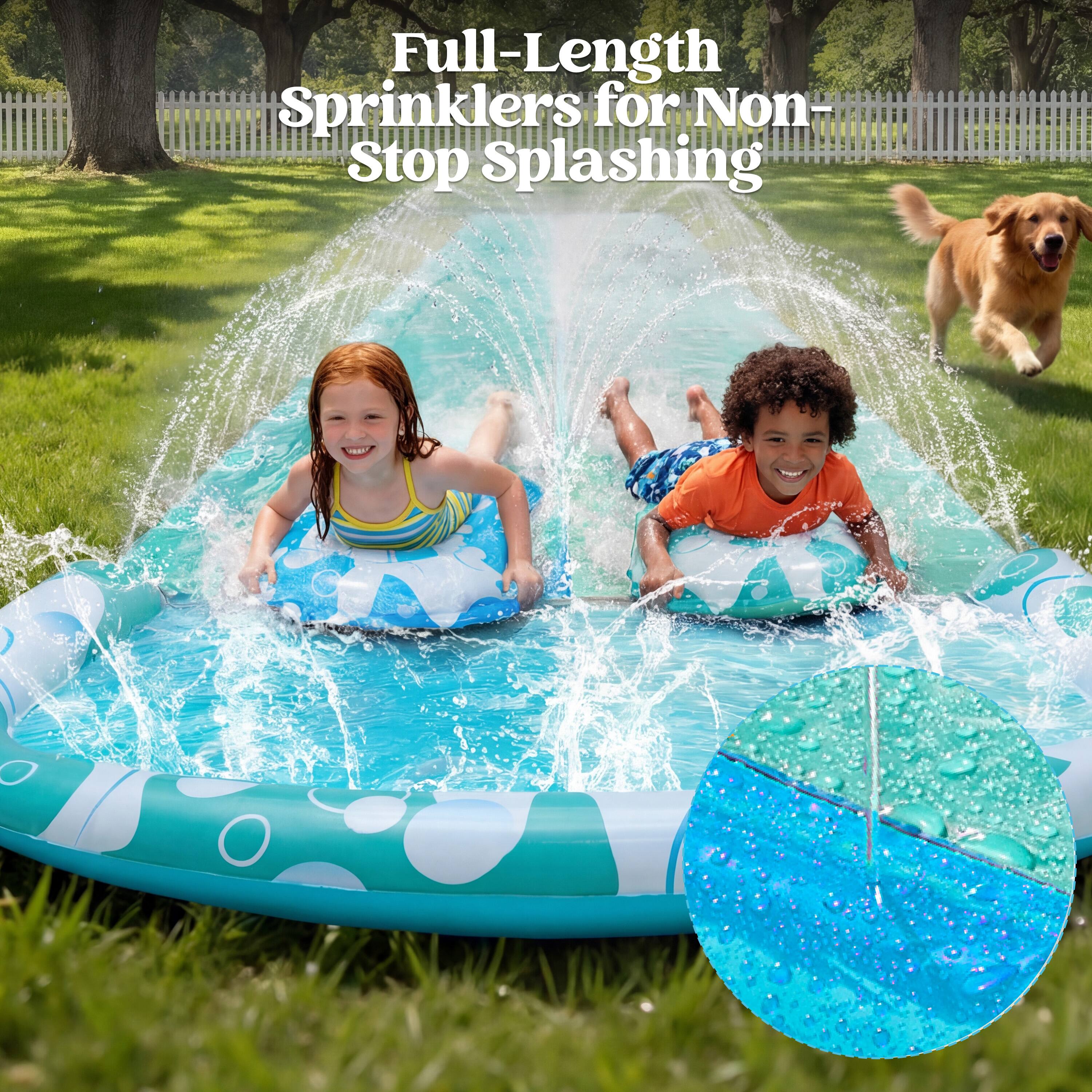 Full-Length Sprinklers for Non-Stop Splashing