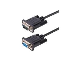 StarTech.com - StarTech 3m RS232 Crossover Serial Cable w/Al-Mylar Shielding F/M Black