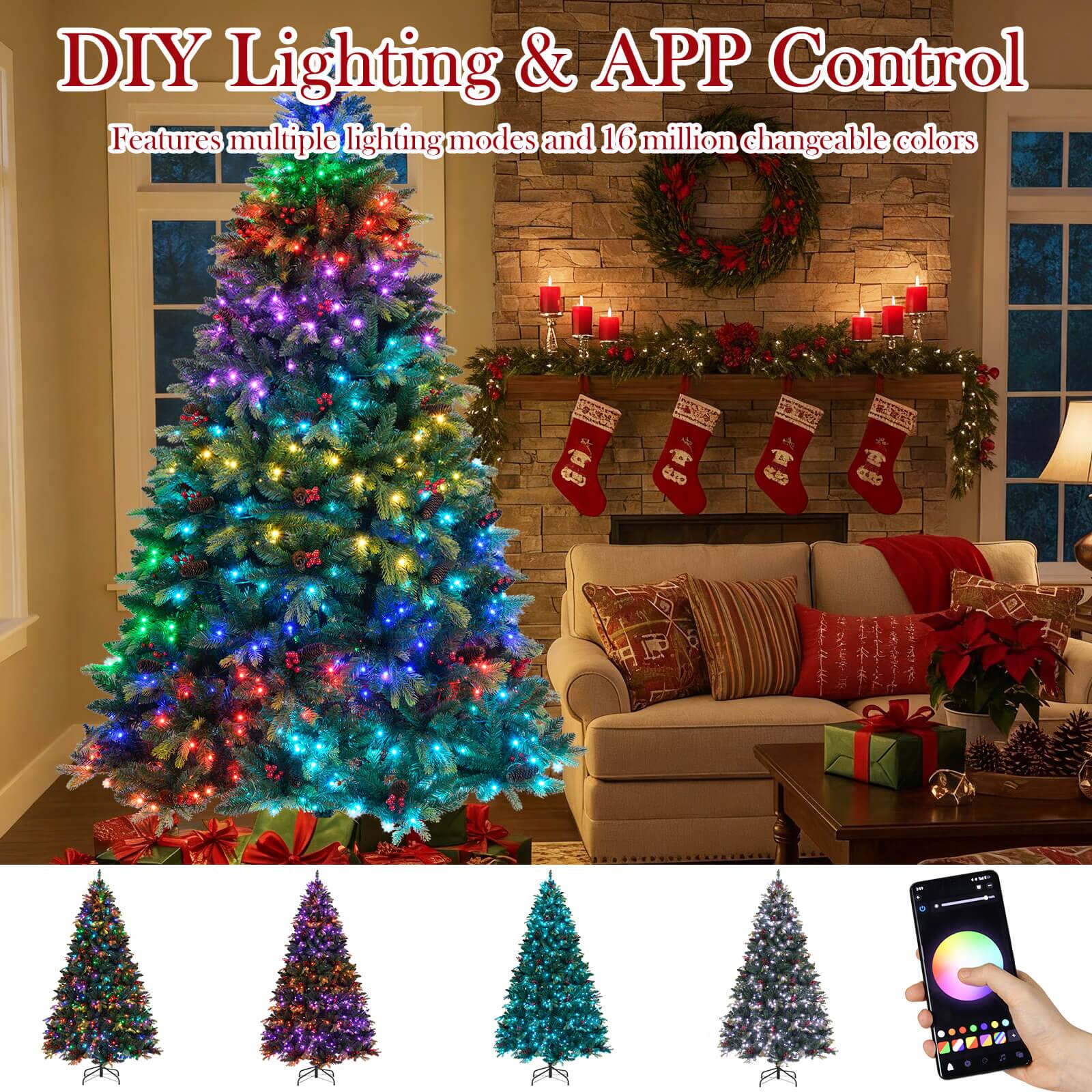 DIY Lighting & APP Control  
Features multiple lighting modes and 16 million changeable colors