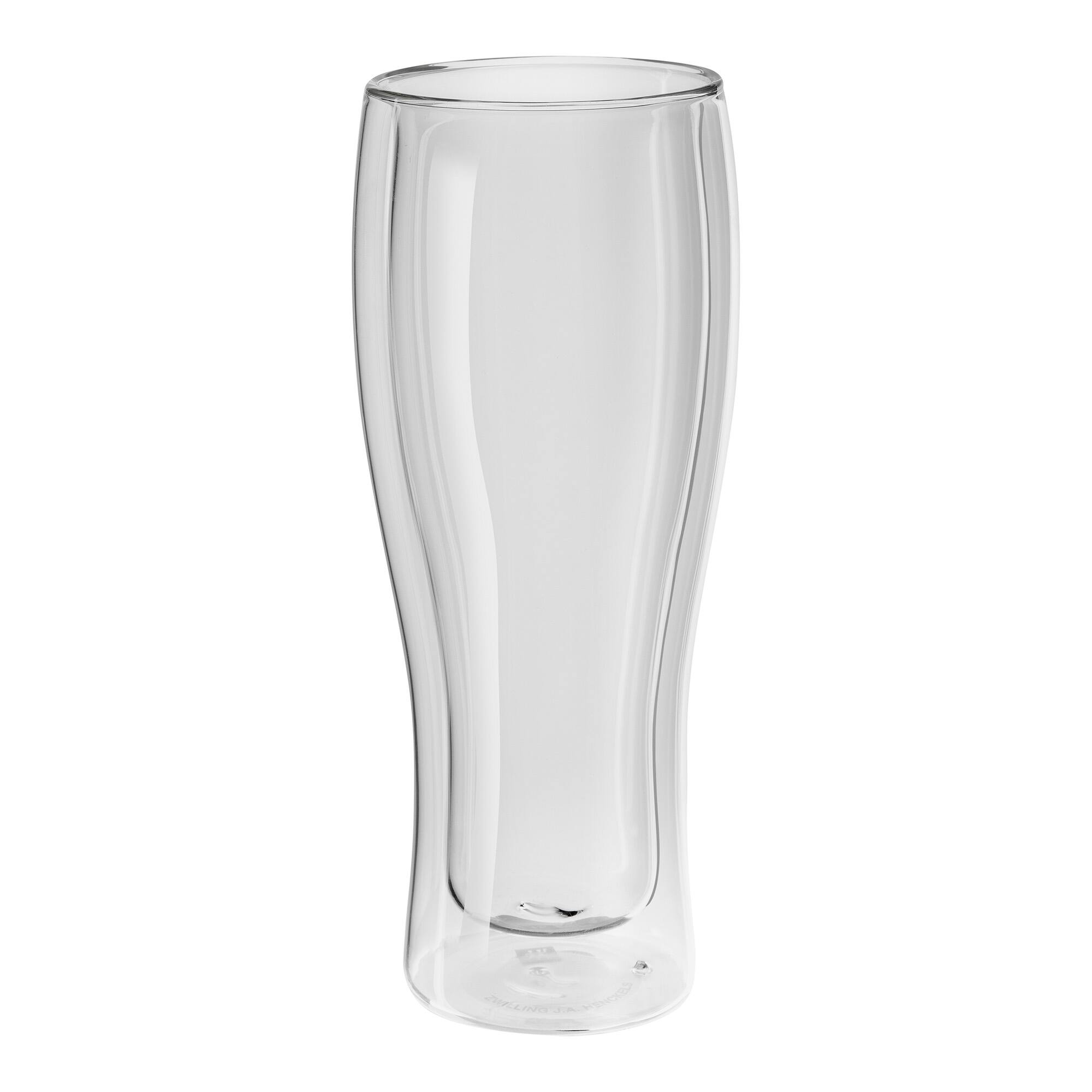 Alt View 1. ZWILLING - ZWILLING Sorrento 2-pc Double-Wall Beer Glass Set - Clear.