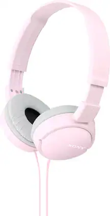 Sony - Wired On-Ear Headphones - Pink