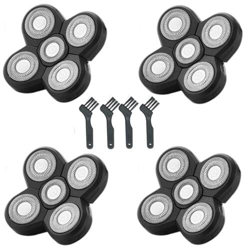 Front. DORLUKFU - Shaver Replacement Blades Compatible with Shaver Head,5 Blades Shaver Replacement Heads Replacement Blades for Bald.