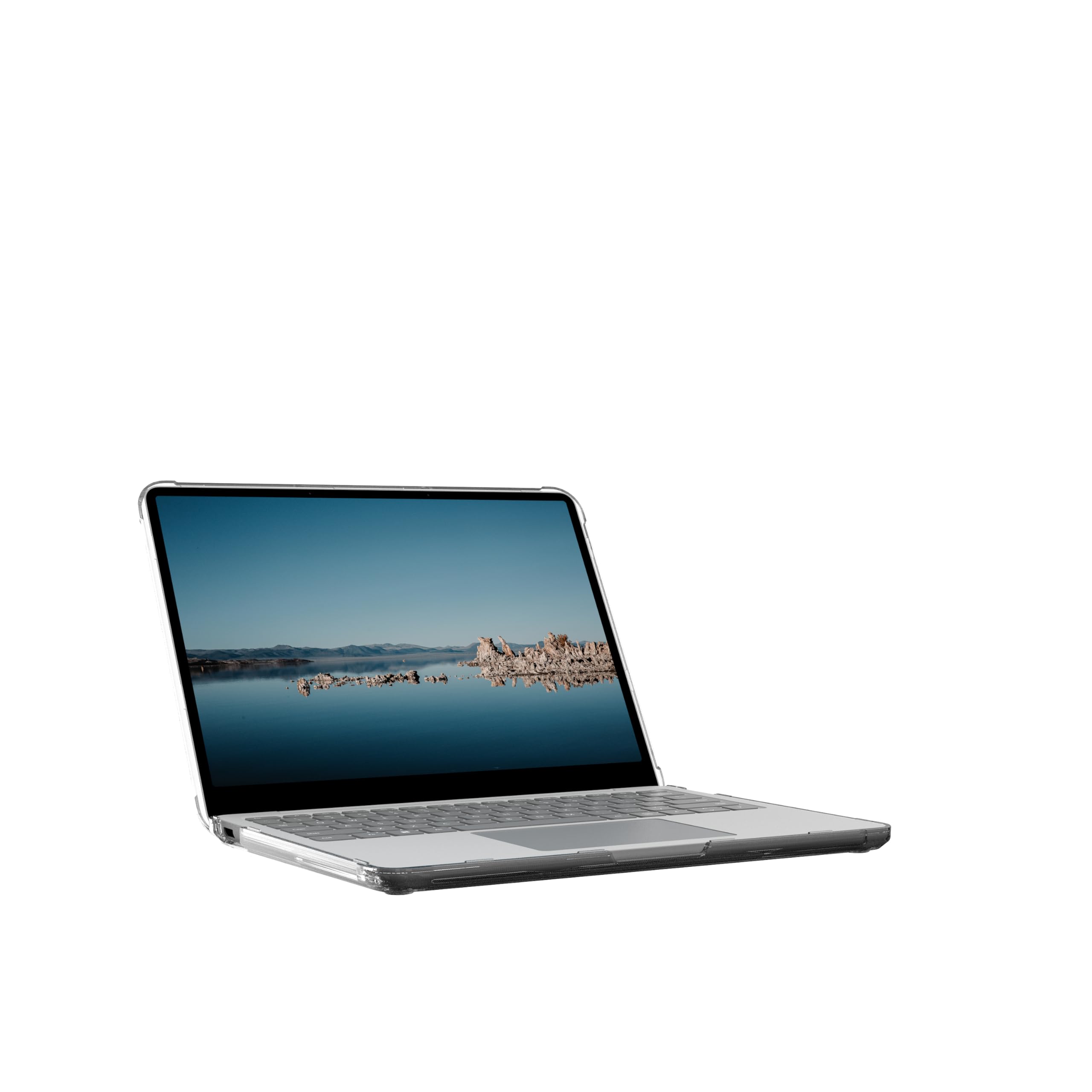 Alt View 5. UAG - Surface Laptop 13" 1st Edition Case - Rugged Hard Shell Military Grade Transparent Protective Cover - Ice.