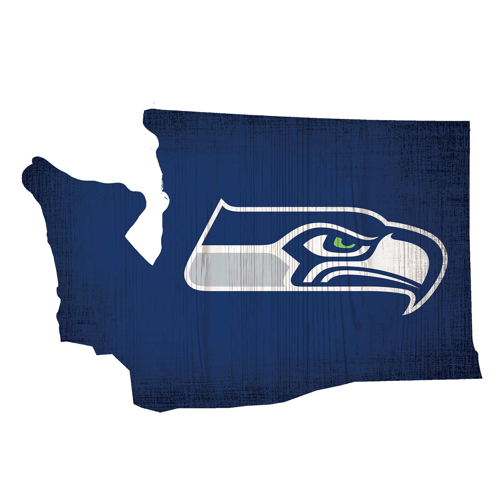 Fan Creations - Seattle Seahawks 12" Logo State Sign - Multicolor