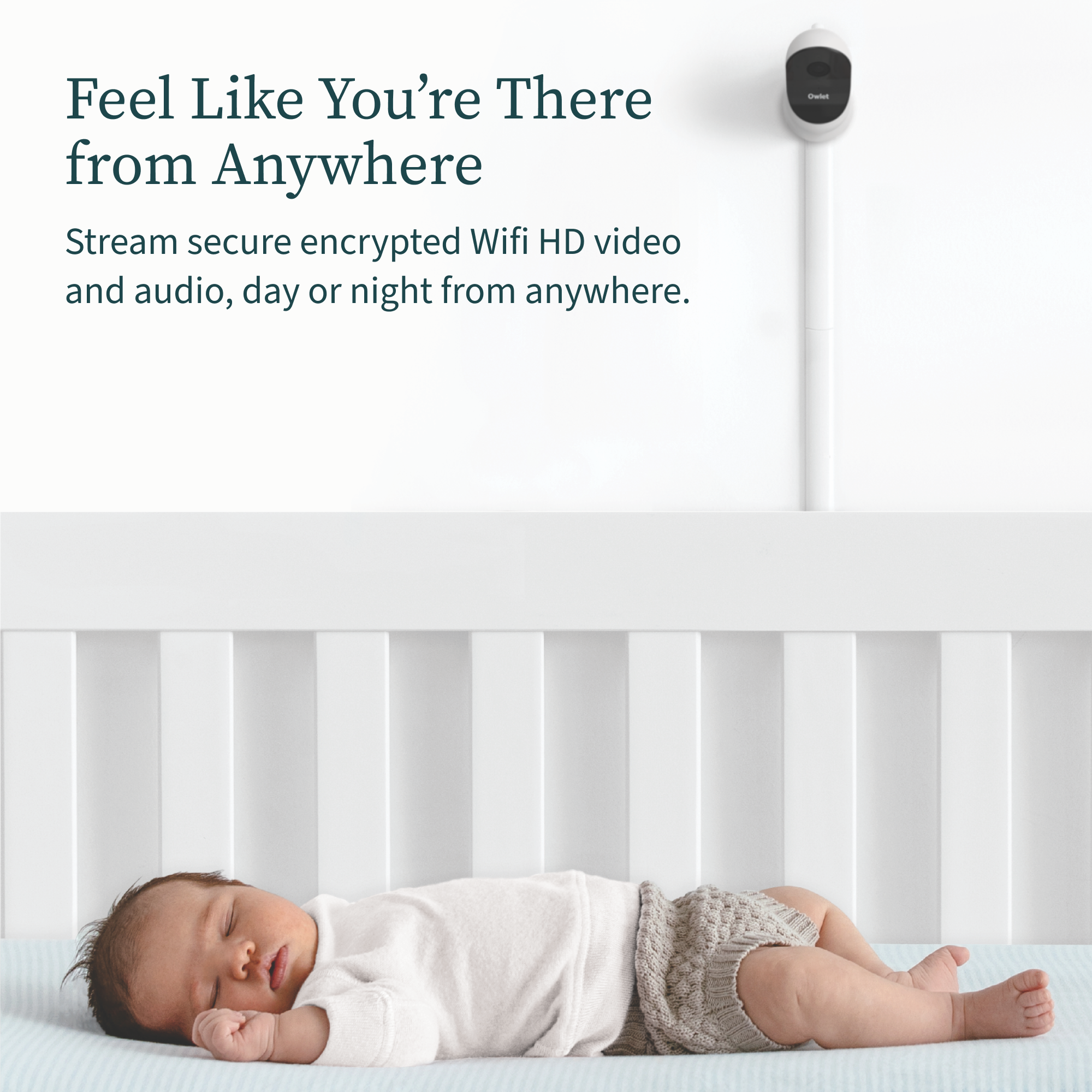 Feel Like You're There from Anywhere Stream secure encrypted Wifi HD video and audio, day or night from anywhere.