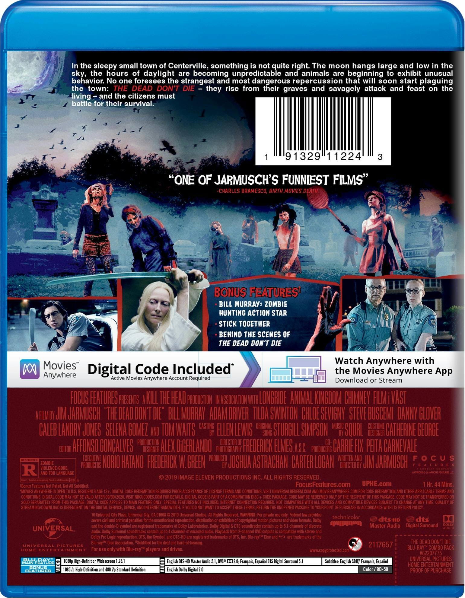 Angle. The Dead Don't Die [Blu-ray].