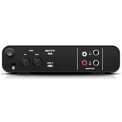 MOTU M2 2x2 USB C Audio Interface for Recording, Mixing MOTU M2 2x2 USB C Audio Interface for Recording, Mixing