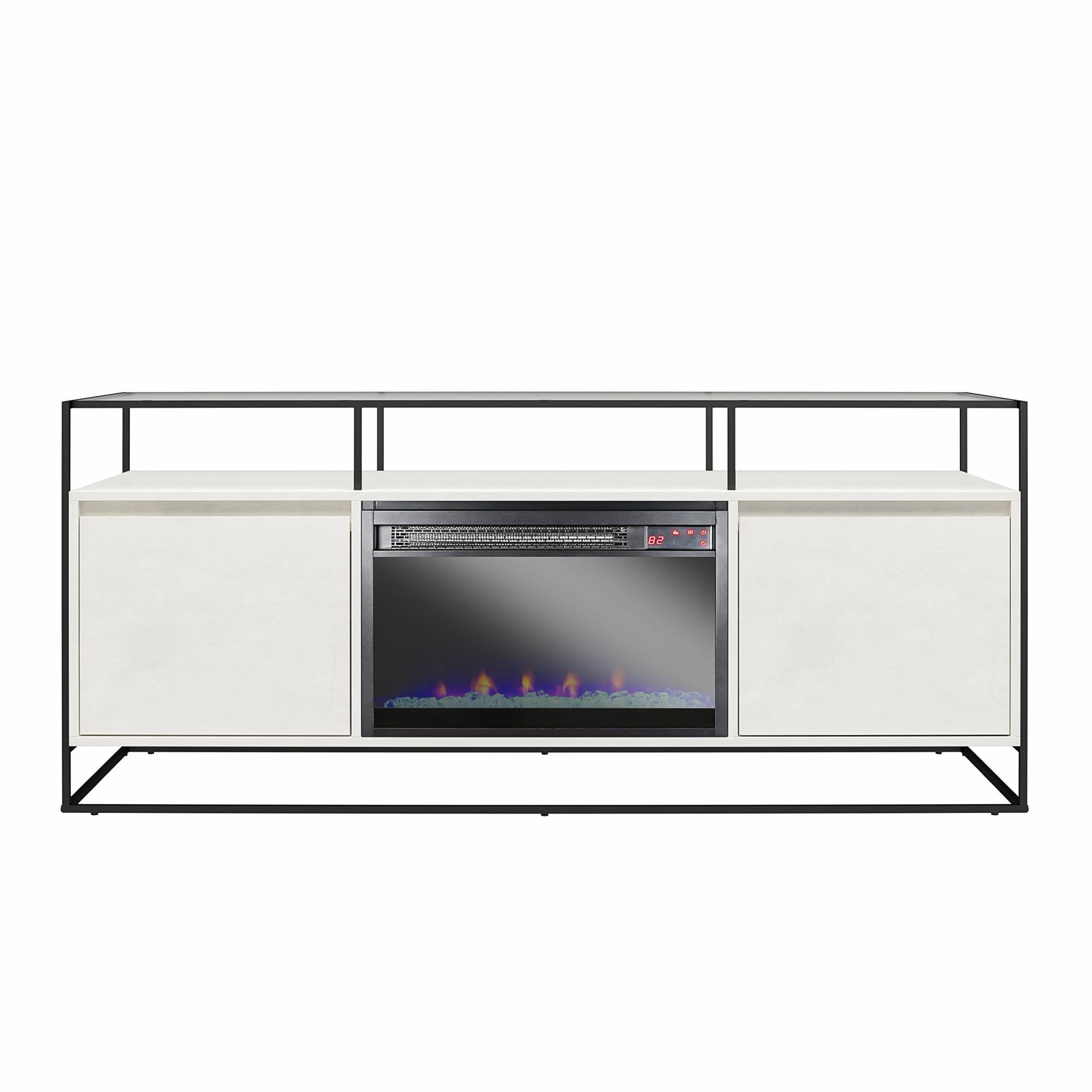 Front Zoom. Ameriwood Home - Camley Electric Fireplace TV Stand/Console - Plaster.