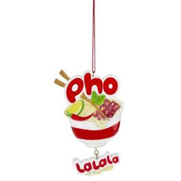 Ganz - Midwest Pho La La La Vietnamese Soup Christmas Tree Ornament 4.8 inch - Multicolor