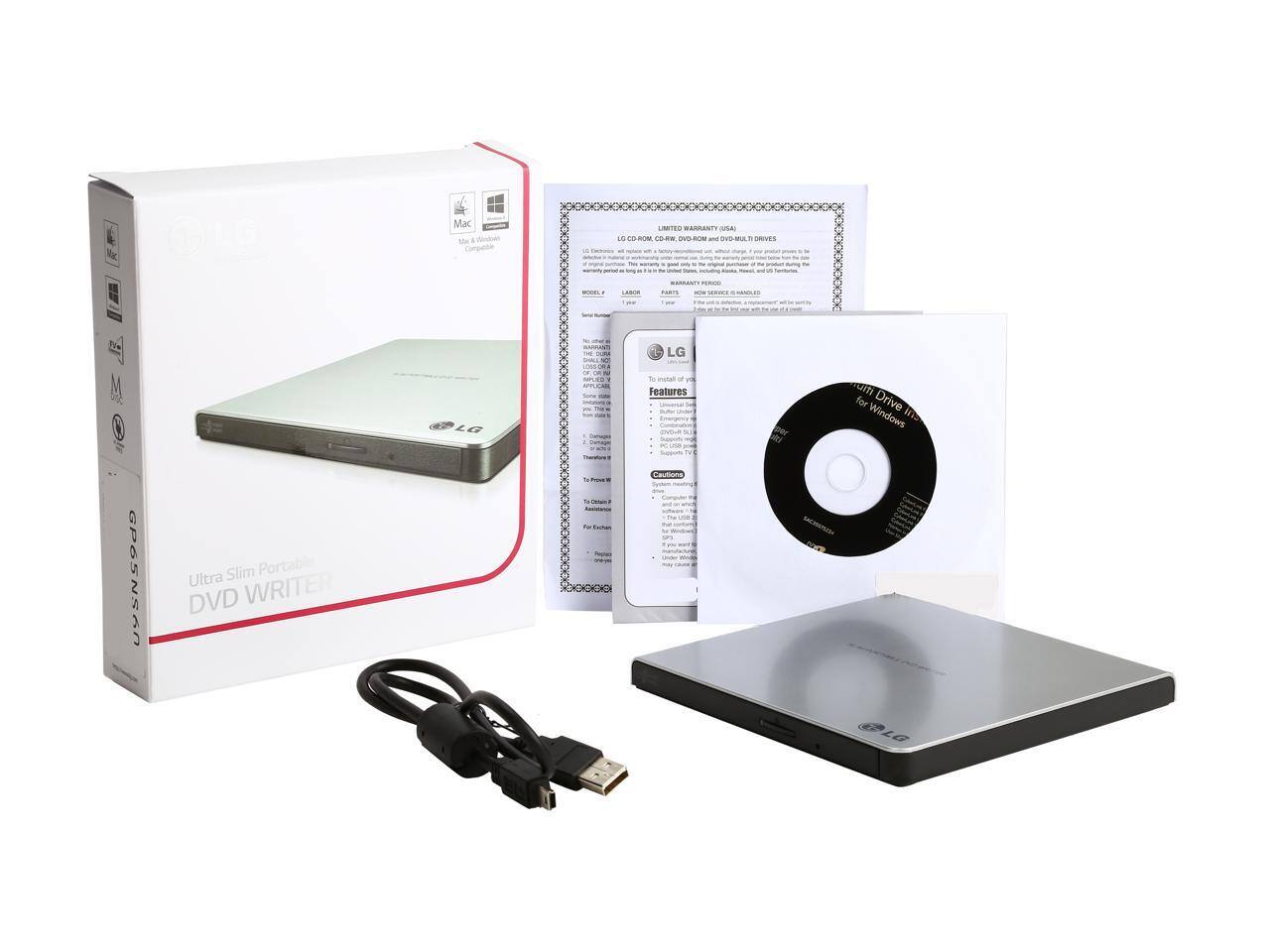 Mac - Woden LE LIMITED WARRANTY USA - W Dve aM 1 SRVES - @P6SNSAN Slim Portable Ultra WRITER DVD LG SARAN LONLR - AMPLAN - LG to v - Features us Cautune ni um for Drive Windows