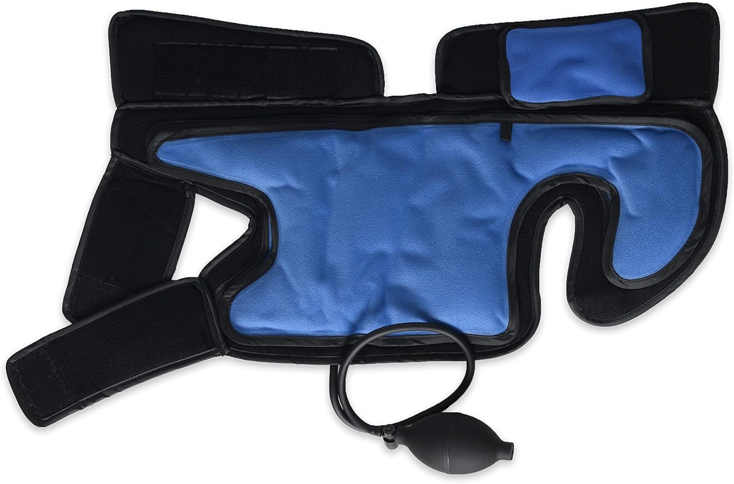 Back. Thermophore - Ice It! Pump Cold & Compression Therapy Wrap  -  Foot and Ankle - Black.