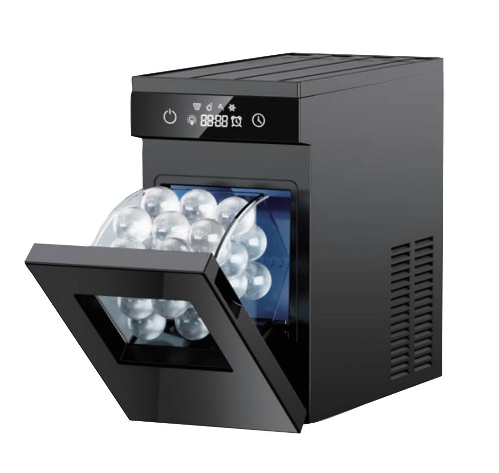 "SIMZLIFE - 2.4"" Ice Sphere Ice Maker, 48 Pcs/24H, 30-Min Fast Ice, Self-Cleaning, Smart Timer for Home Bar Whiskey Cocktails - Black" price history on PriceWatchPro