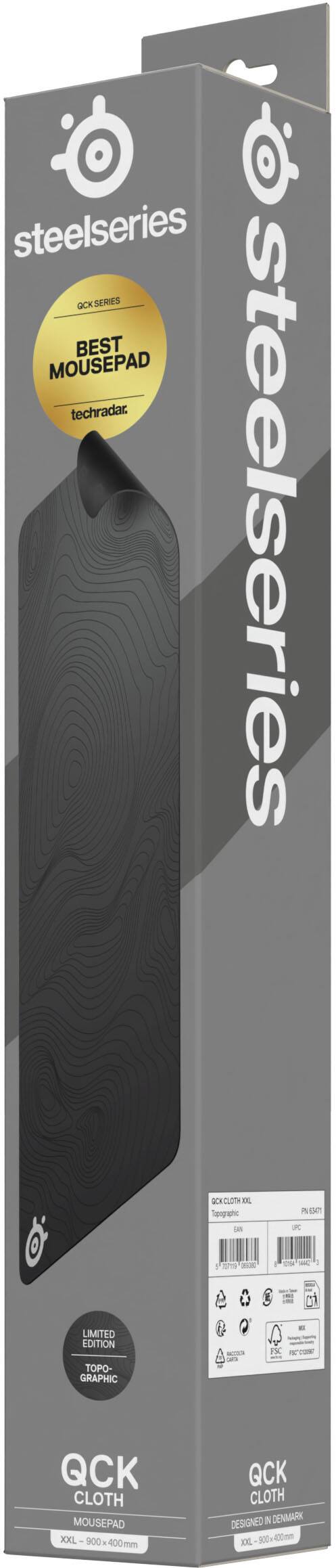 steelseries  
QCK SERIES BEST MOUSEPAD techradar.  
steelseries  
QCK CLOTH XXL Topographic SAN  
PM 63471 UFC  
- rortis 065650  
30304  
SIFT  
LIMITED EDITION TOPO-GRAPHIC  
CENTA  
FSC C120067  
QCK CLOTH MOUSEPAD XXL 900 - 400 1000  
QCK CLOTH IN DENMARK DESIGNED 900 - 400 COKES XXL