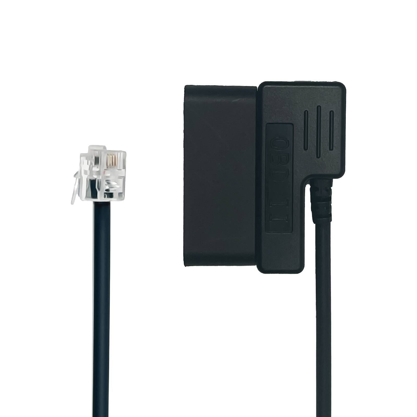 Alt View 2. Cobra - USB-C to Barrel Connector Cable, 3.6 feet Power Cord for Cobra Radar Detectors - Black.