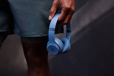 Beats Solo 4 Wireless On Ear Headphones Slate Blue MUW43LL/A Beats Solo 4 Wireless On Ear Headphones Slate Blue MUW43LL/A