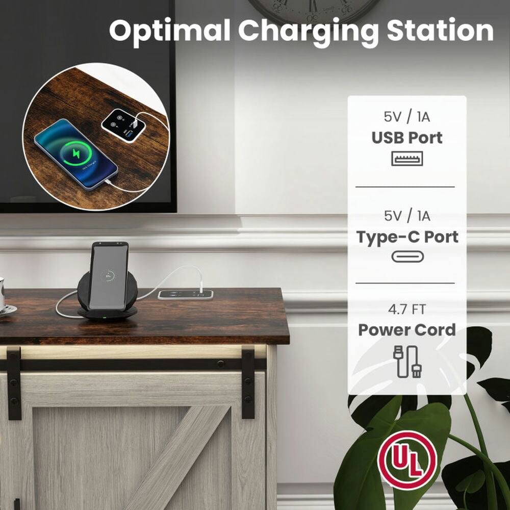 Optimal Charging Station

- 5V / 1A USB Port
- 5V / 1A Type-C Port
- 4.7 FT Power Cord

UL