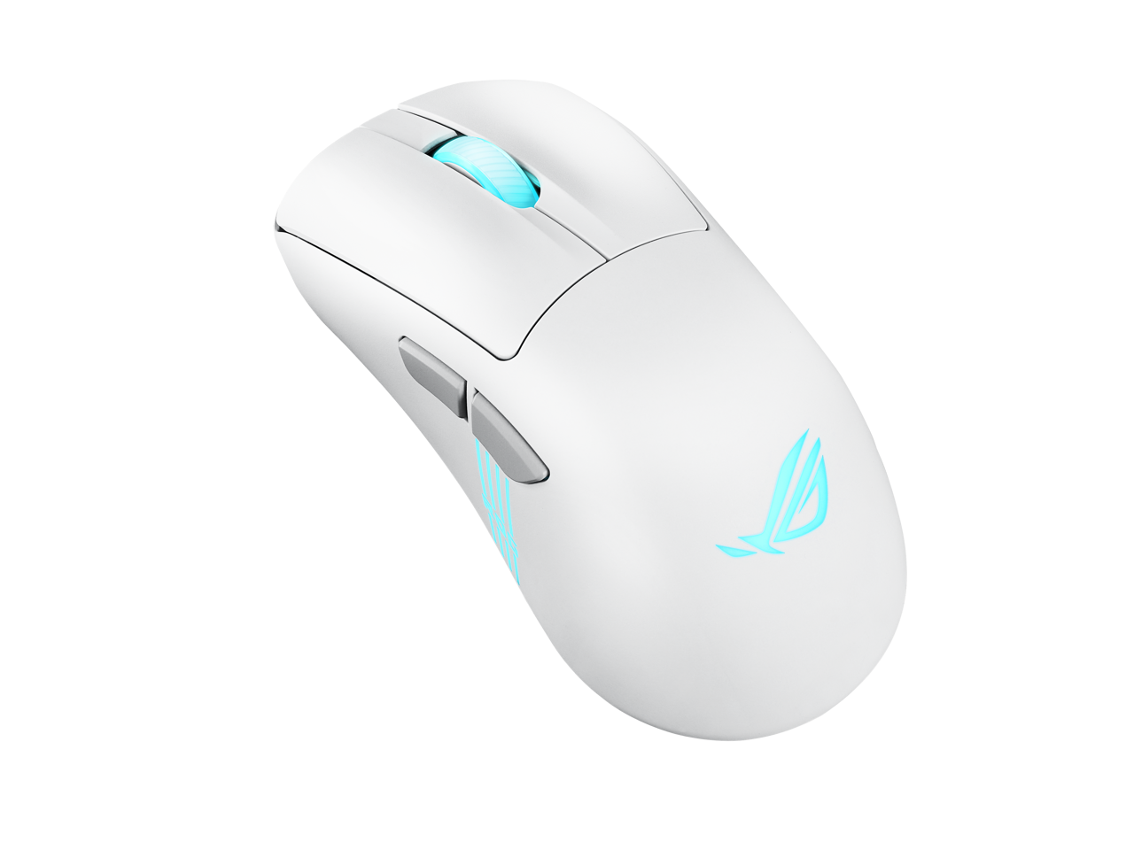 Alt View 7. ASUS - ASUS ROG Keris II Wireless Gaming Mouse, 64g, 42K DPI, ROG Switches, SpeedNova Wireless, Bluetooth - Moonlight White - Moonllight White.
