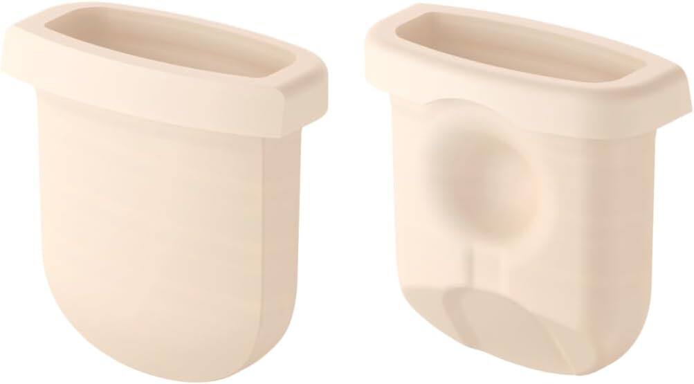 Alt View 2. eufy - Heated Wearable Breast Pump S1 & Original Diaphragm (2-Pack), Hands-Free Breast Pump HeatFlow™ Tech App-Controlled - brown.