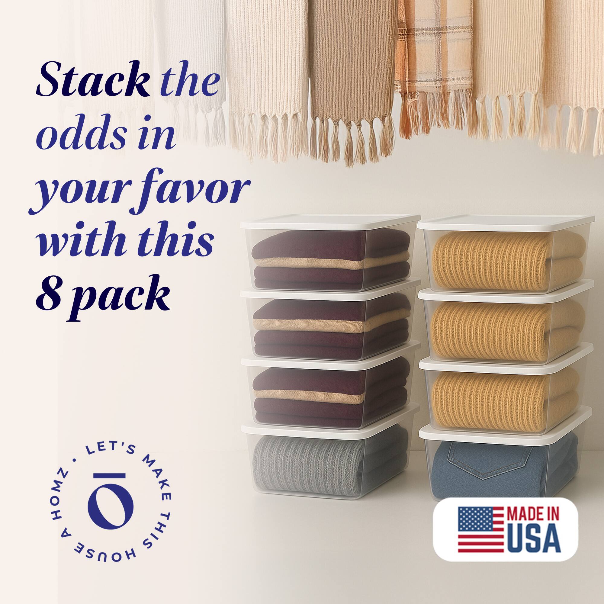 Stack the odds in your favor with this 8 pack

LET'S MAKE THIS HOUSE A HOME

MADE IN USA