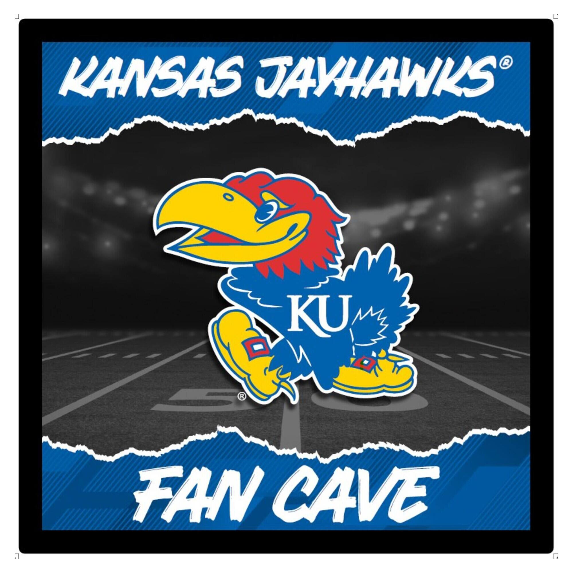 Kansas Jayhawks  
KU  
Fan Cave