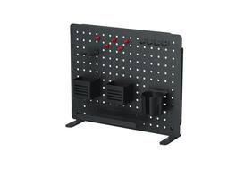 KanTek - Pegboard Desktop Organizer & Accessories PBS120B - Black