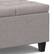 Alt View 13. Simpli Home - Harrison Small Square Coffee Table Storage Ottoman - Cloud Grey.
