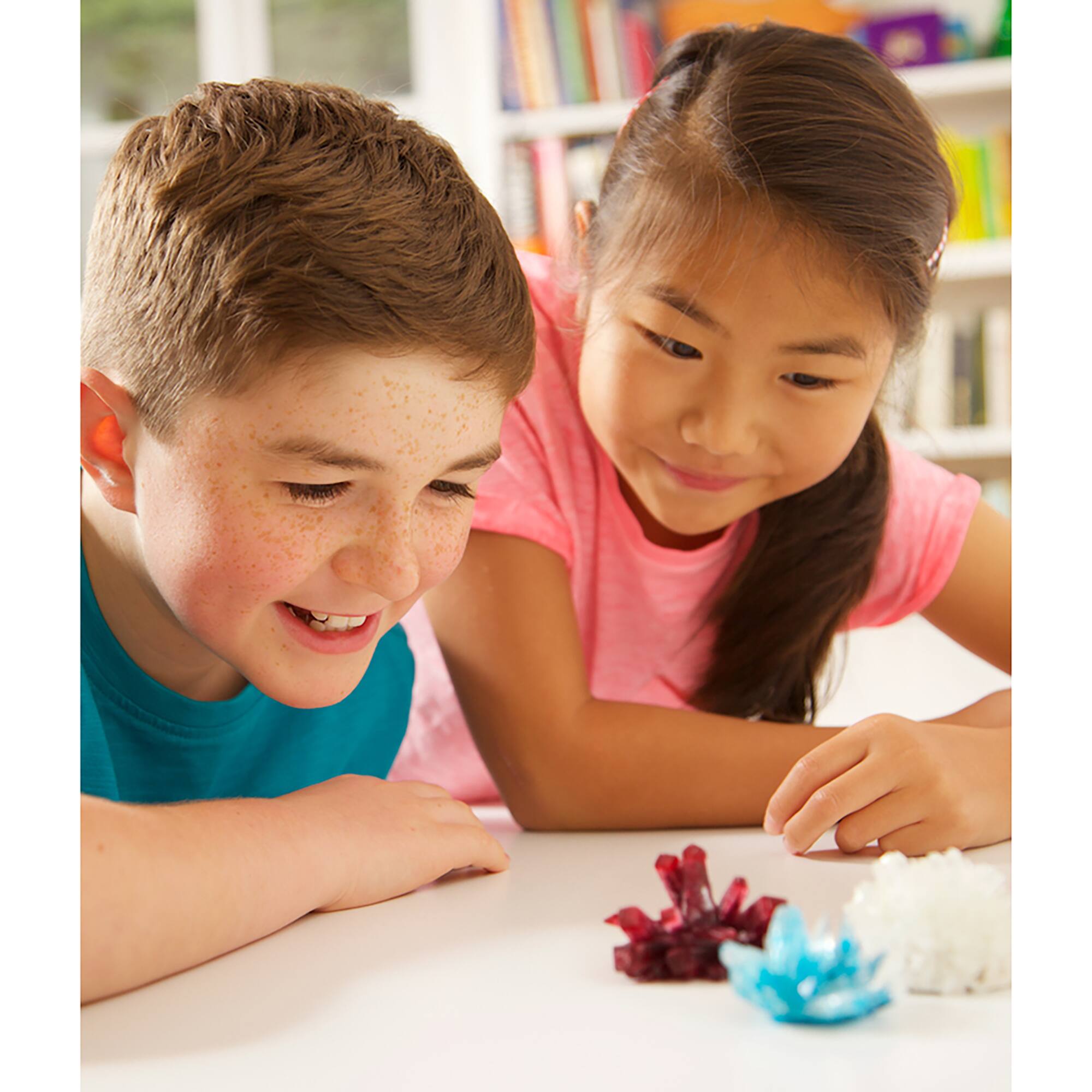 Alt View 5. 4M - Crystal Growing - Create 3 Colored Crystals, DIY STEM Craft Experiment Kit - Multicolor.