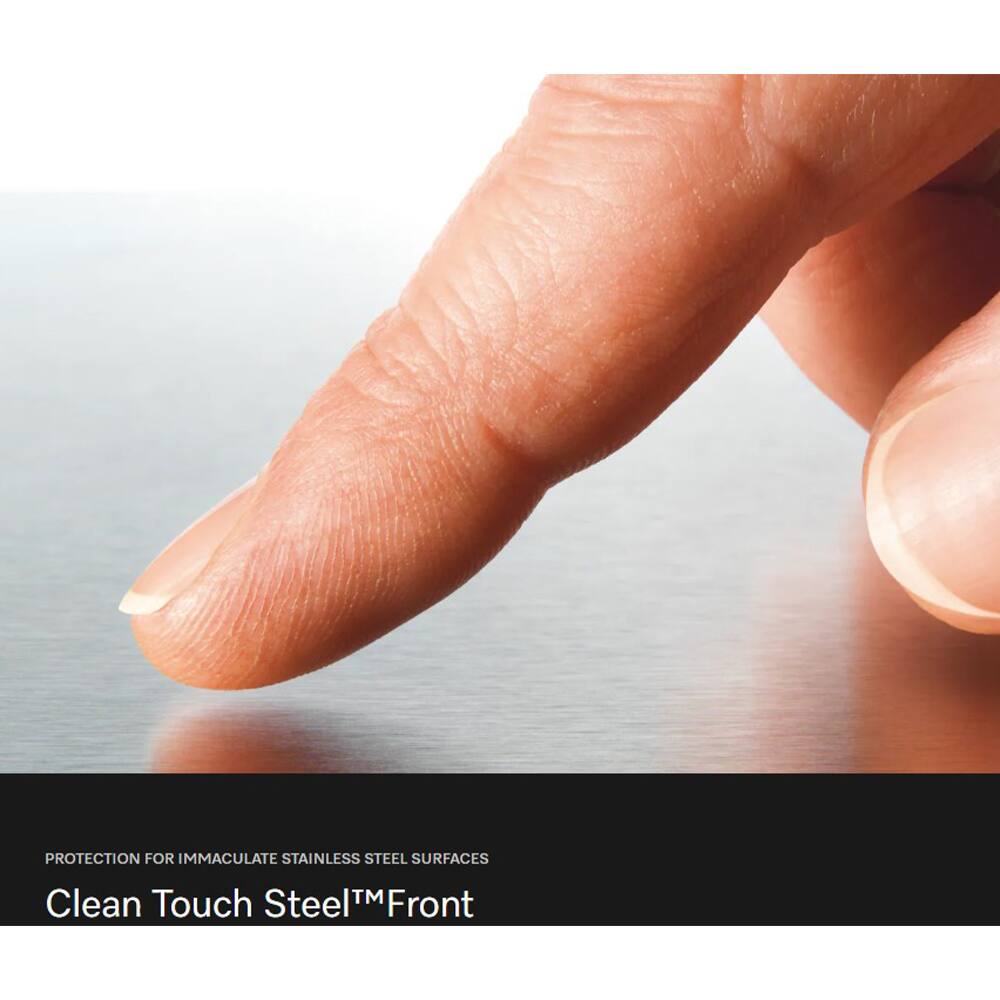 PROTECTION FOR IMMACULATE STAINLESS STEEL SURFACES  
Clean Touch Steel™ Front